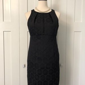 Black Jacquard Just Taylor Dress
